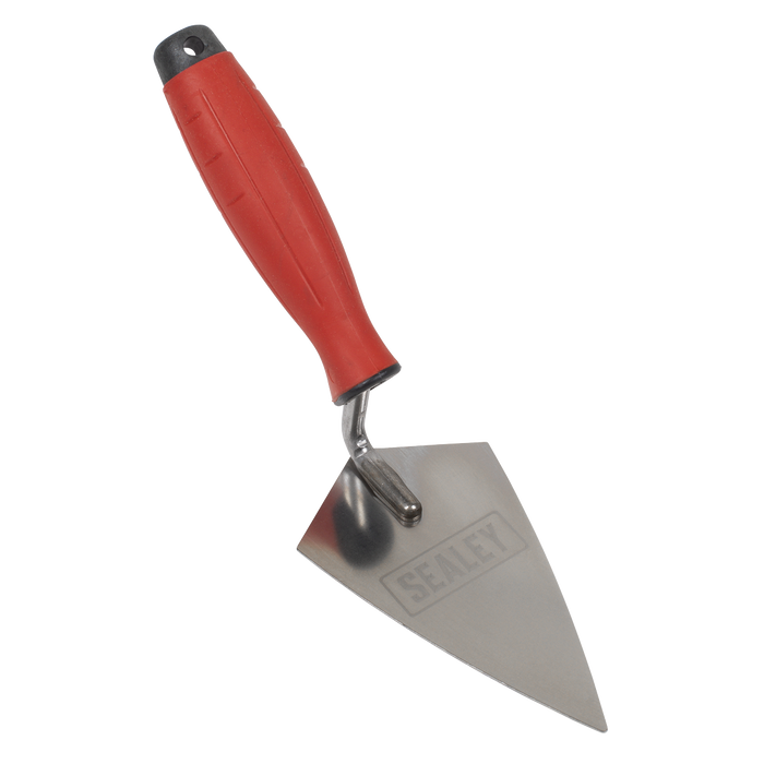 Stainless Steel Sharp Pointing Trowel with Rubber Handle 140mm | T1222