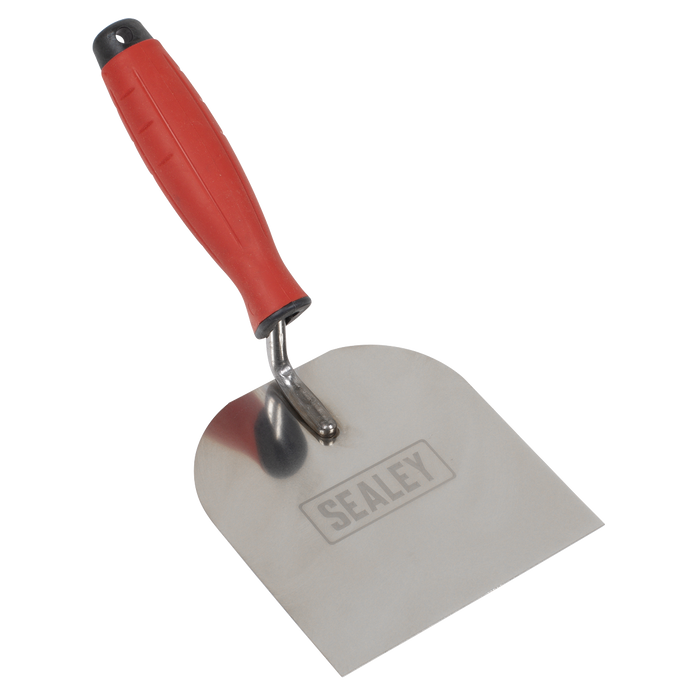 Stainless Steel Margin Trowel with Rubber Handle 120mm | T1706