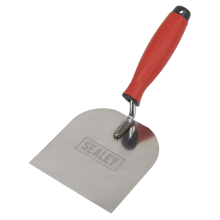 Stainless Steel Margin Trowel with Rubber Handle 120mm | T1706