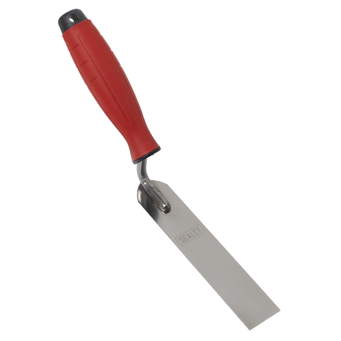 Stainless Steel Finishing Trowel with Rubber Handle 30 x 160mm | T1740