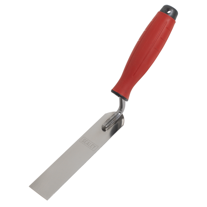 Stainless Steel Finishing Trowel with Rubber Handle 30 x 160mm | T1740