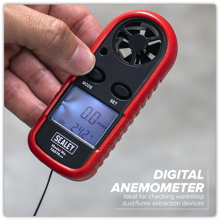 Digital Anemometer with Beaufort Scale | TA070