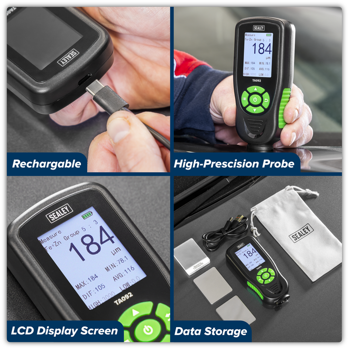 Rechargeable Paint Thickness Gauge | TA092