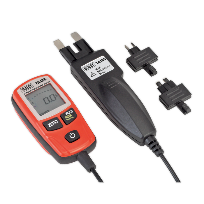 Automotive Current Tester Mini, Standard & Maxi Blade Fuses 80A | TA125