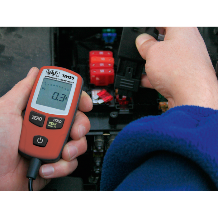 Automotive Current Tester Mini, Standard & Maxi Blade Fuses 80A | TA125