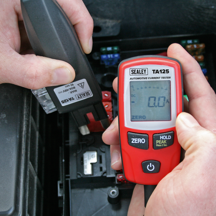Automotive Current Tester Mini, Standard & Maxi Blade Fuses 80A | TA125