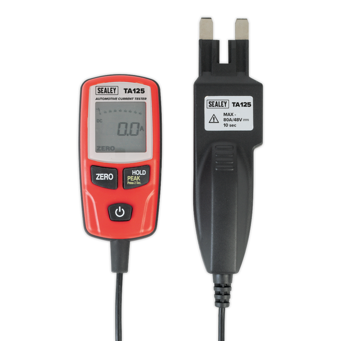 Automotive Current Tester Mini, Standard & Maxi Blade Fuses 80A | TA125