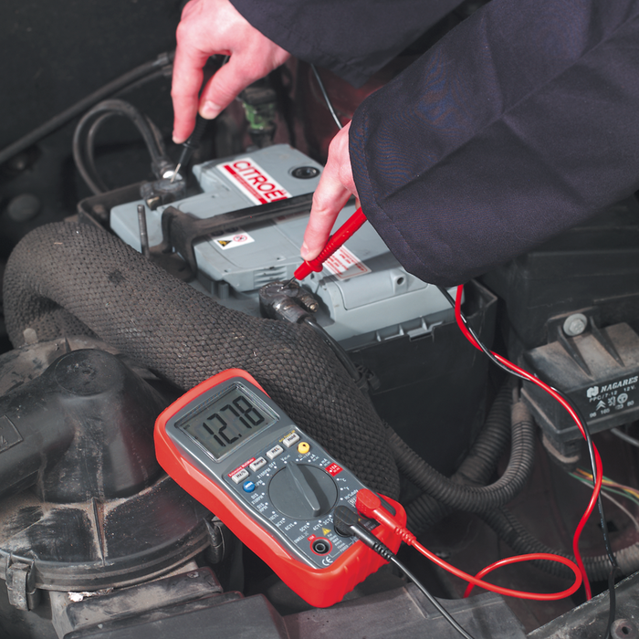 13-Function Digital Automotive Multimeter with Inductive Coupler | TA201