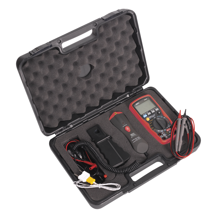 15-Function Digital Automotive Multimeter with Inductive Coupler/Infrared Temperature Probe | TA304