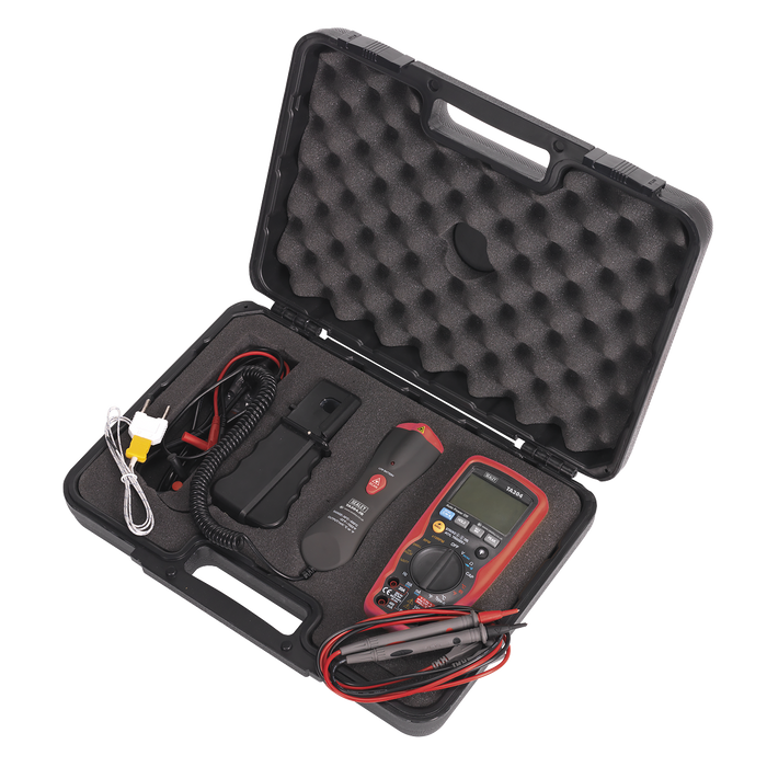 15-Function Digital Automotive Multimeter with Inductive Coupler/Infrared Temperature Probe | TA304