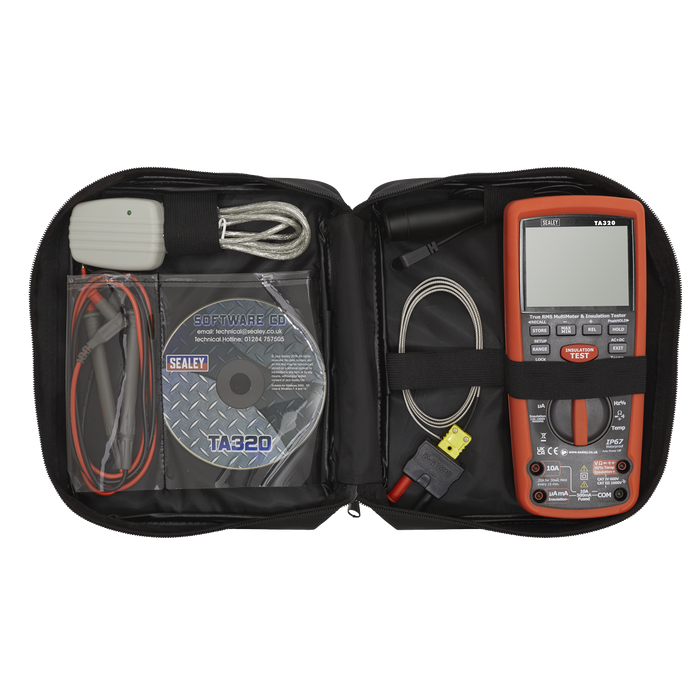 Digital Automotive Multimeter/Insulation Tester for Hybrid/Electric Vehicles | TA320