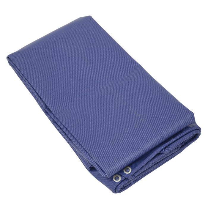 Heavy-Duty PVC Tarpaulin 4.88 x 6.10m - Blue | TARP4060