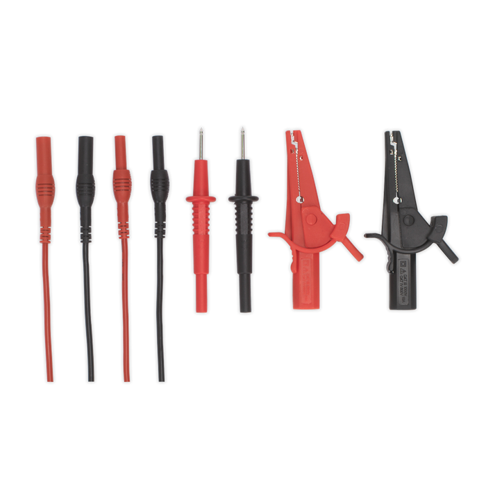Automotive Test Lead & Crocodile Clip Set 6pc | TATL
