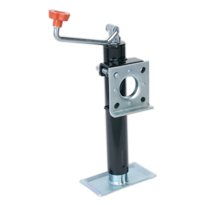 Trailer Jack with Weld-On Swivel Mount 250mm Travel - 900kg Capacity | TB373