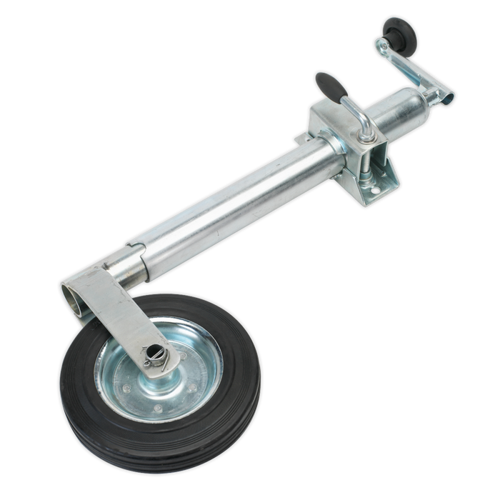 Jockey Wheel & Clamp 50mm - 200mm Solid Wheel | TB37