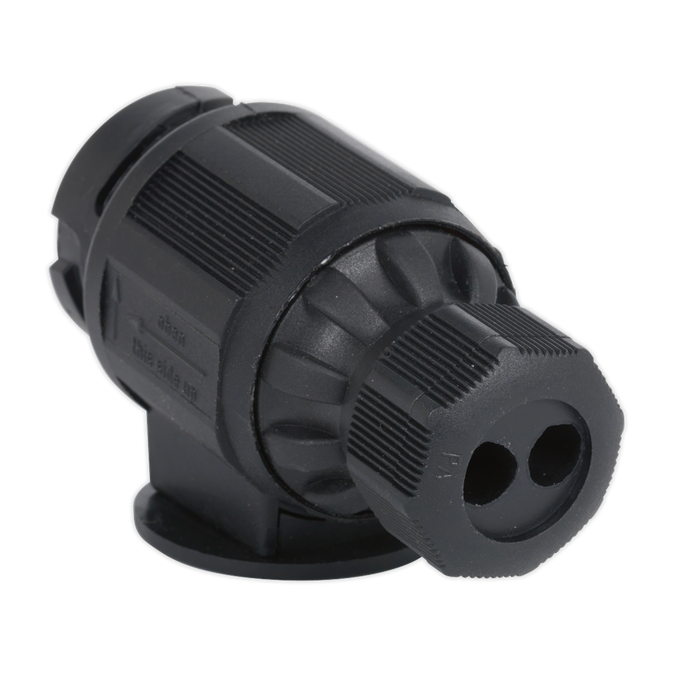 Towing Plug 13-Pin Euro Plastic 12V Twin Inlet | TB54