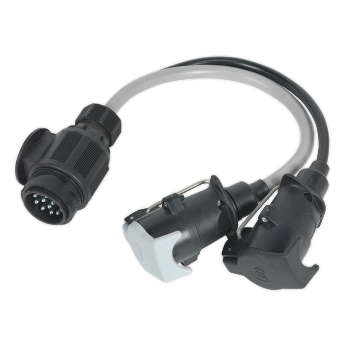 Conversion Lead 13-Pin Euro to 7-Pin N & S Type Plugs 12V | TB55