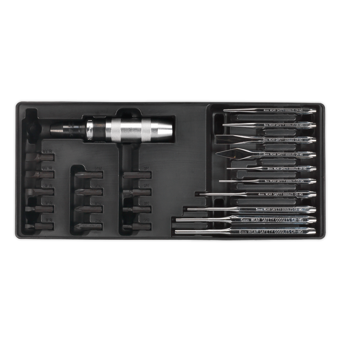 Premier Punch & Impact Driver Set with Tool Tray 25pc | TBT18
