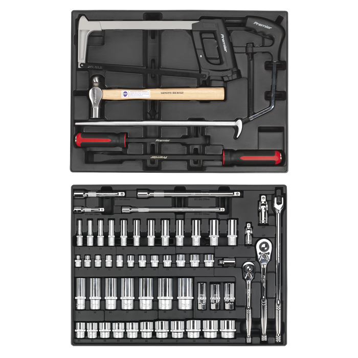 Superline PRO® Tool Chest Combination 14 Drawer with 1179pc Tool Kit - Blue | SPTCCOMBO1