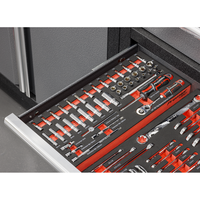 Premier Socket Set with Tool Tray 1/4"Sq Drive 44pc | TBT40
