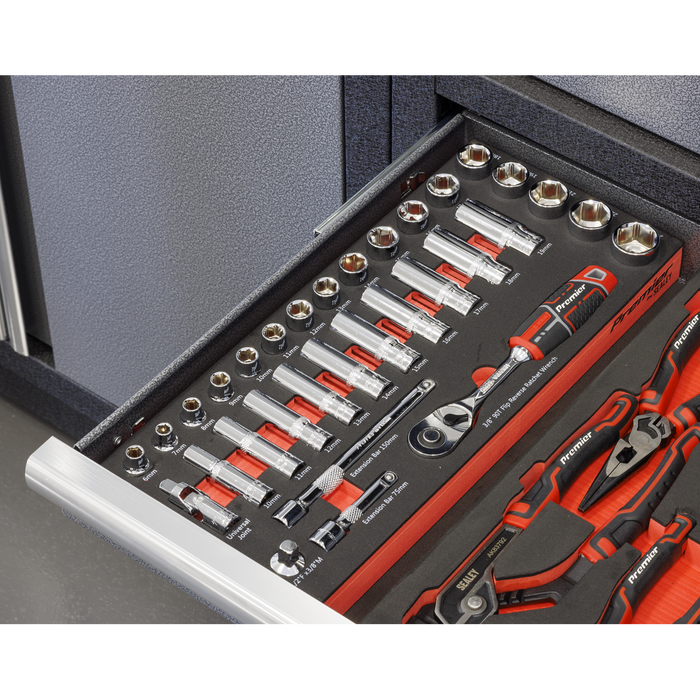 Premier Socket Set with Tool Tray 3/8"Sq Drive 32pc | TBT41