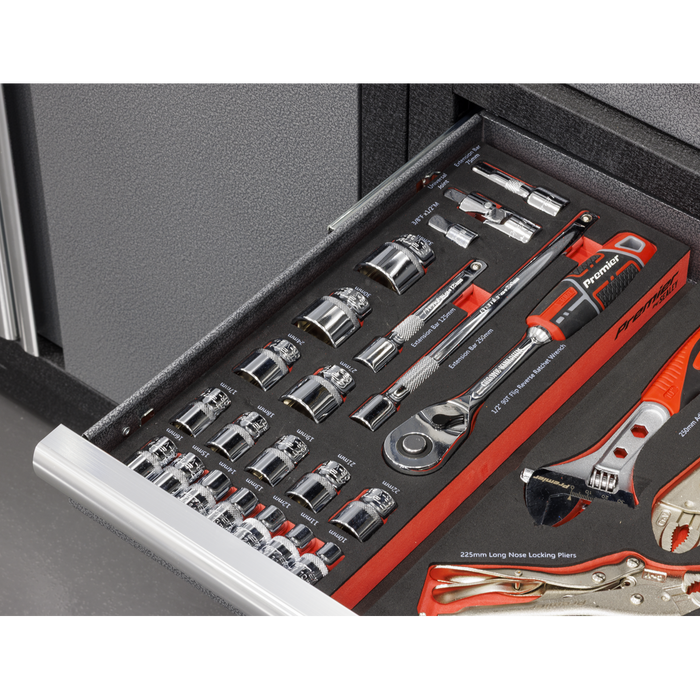 Premier Socket Set with Tool Tray 1/2"Sq Drive 22pc | TBT42