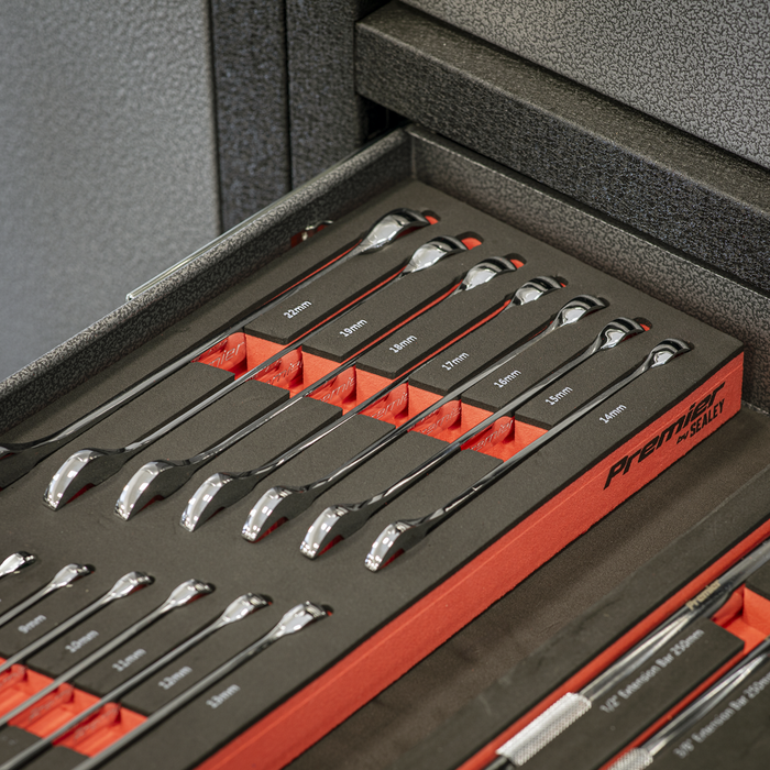 Premier Combination Spanner Set with Tool Tray 15pc | TBT48