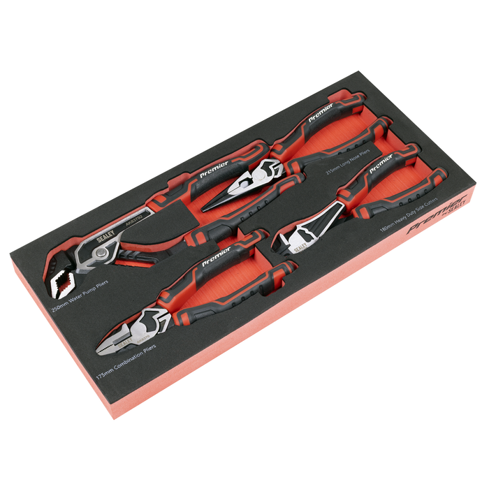 Premier Pliers Set with Tool Tray 4pc | TBT56