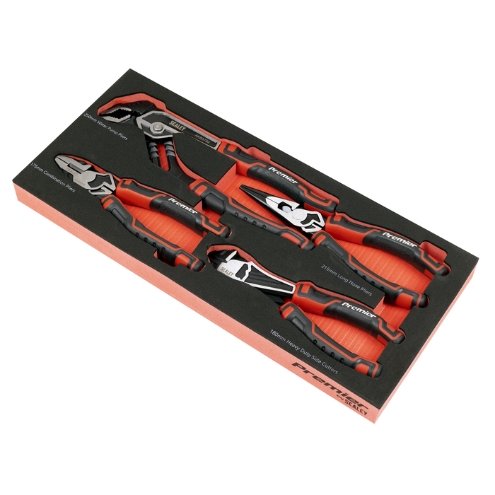 Premier Pliers Set with Tool Tray 4pc | TBT56