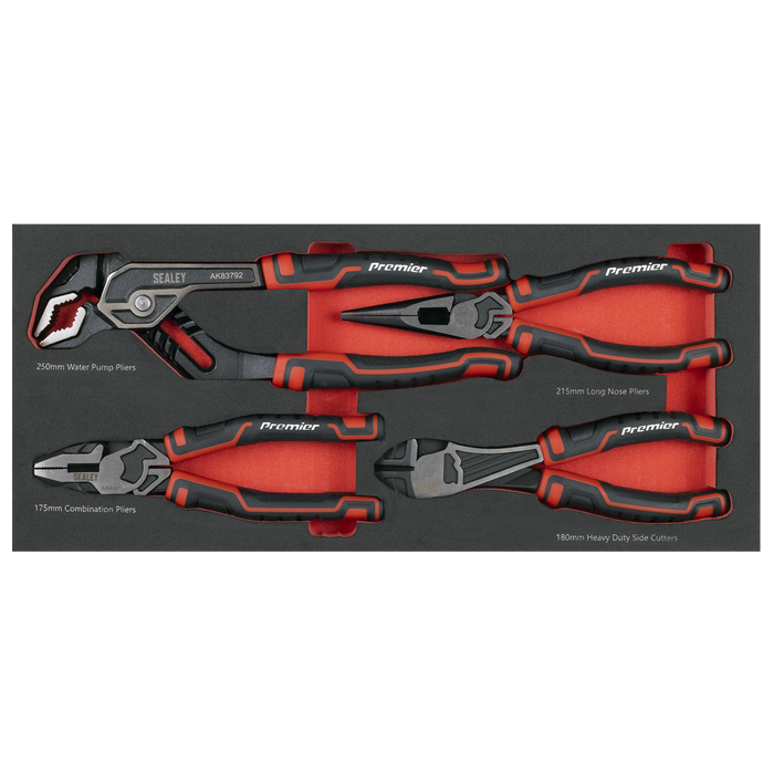 Premier Pliers Set with Tool Tray 4pc | TBT56