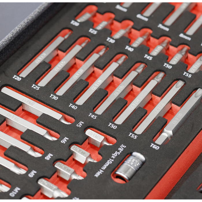 Premier TRX-Star*, Hex & Spline Bit Set with Tool Tray 44pc | TBT60