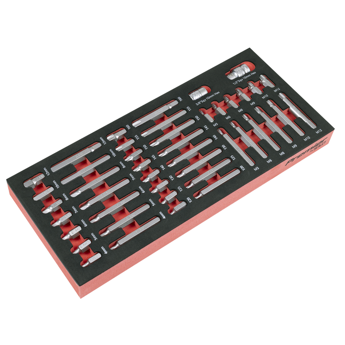 Premier TRX-Star*, Hex & Spline Bit Set with Tool Tray 44pc | TBT60