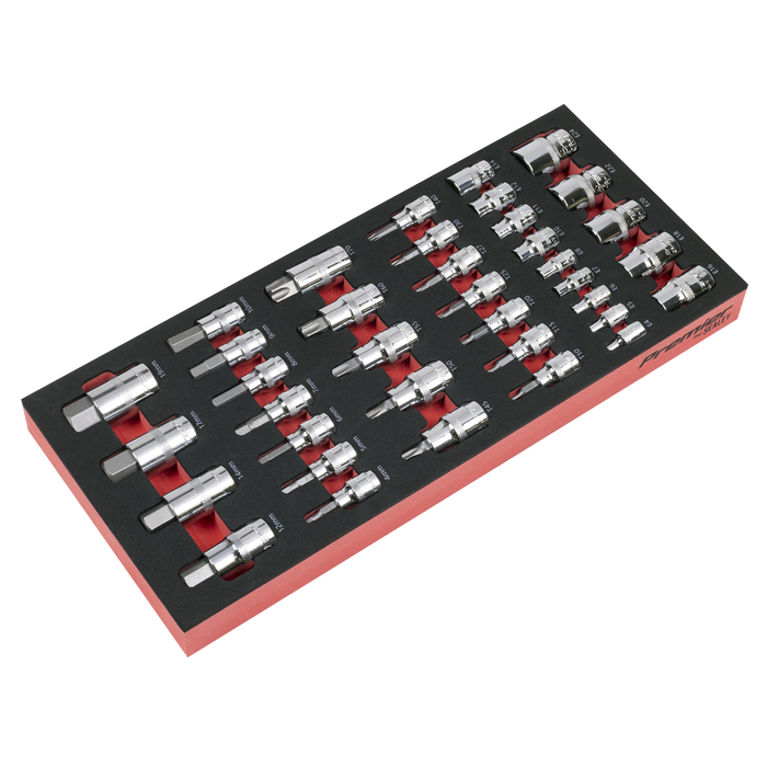 Premier Socket Bit Set with Tool Tray 37pc | TBT61