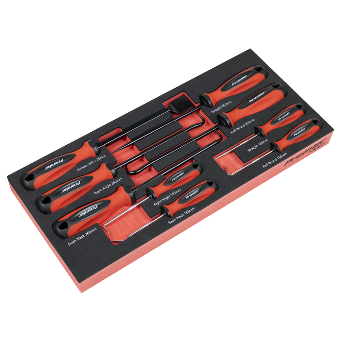 Premier Scraper & Hook Set with Tool Tray 9pc | TBT65
