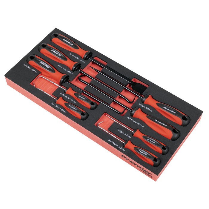 Premier Scraper & Hook Set with Tool Tray 9pc | TBT65