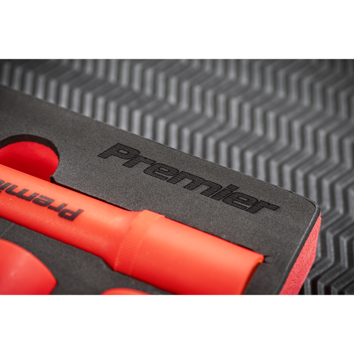 Premier Insulated Socket Set with Tool Tray 1/2"Sq Drive 10pc - VDE Approved | TBTE11