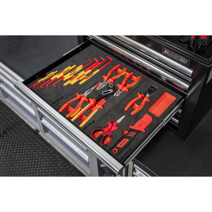Rollcab 7 Drawer with Insulated Tool Kit 63pc | TBTECOMBO2