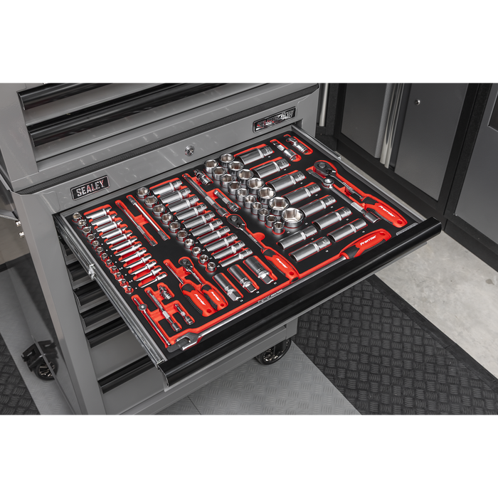 Superline PRO® Tool Chest Combination 14 Drawer with 446pc Tool Kit - Grey | TBTPCOMBO6