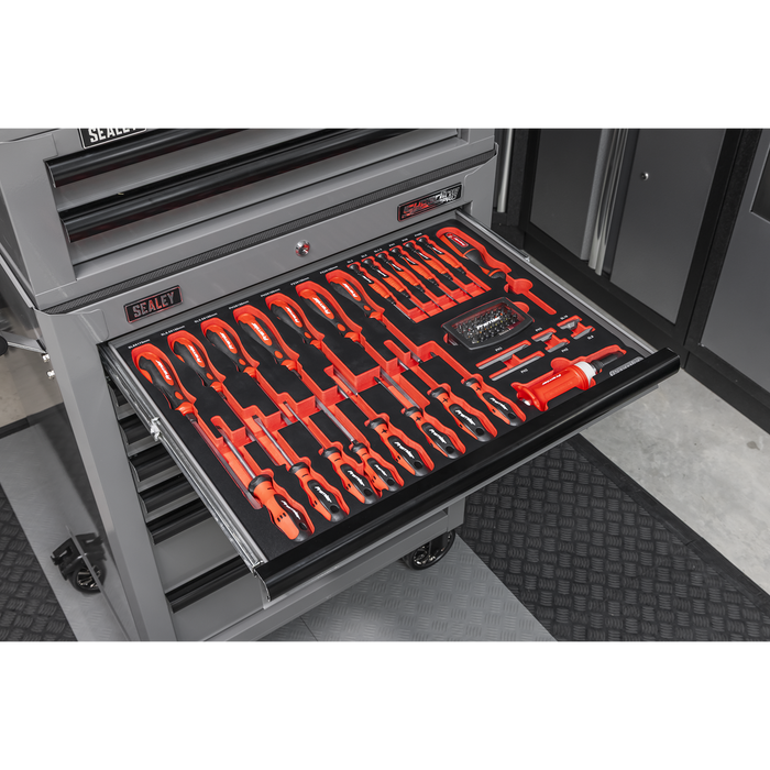 Superline PRO® Tool Chest Combination 14 Drawer with 446pc Tool Kit - Grey | TBTPCOMBO6