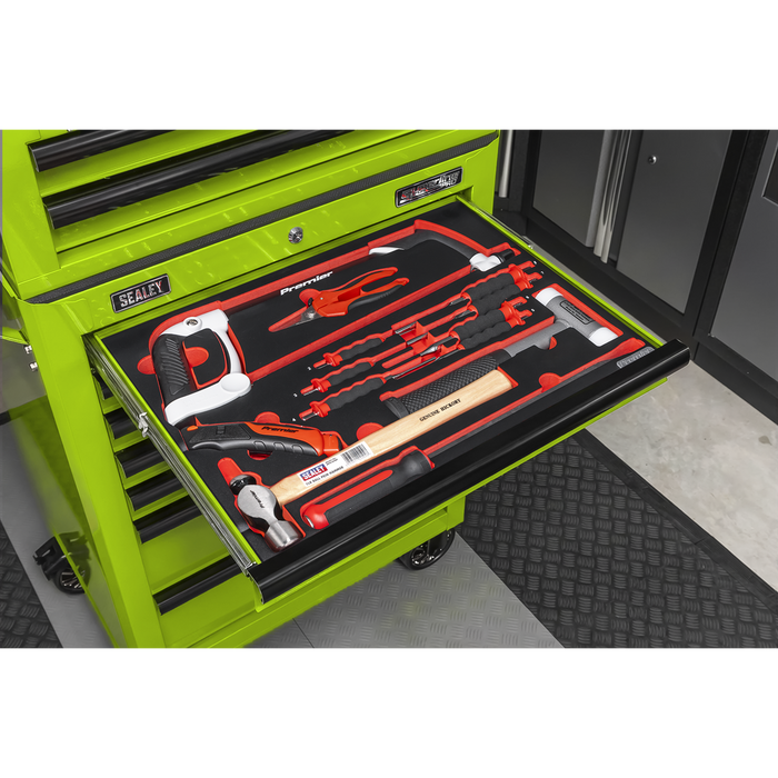 Superline PRO® Tool Chest Combination 14 Drawer with 446pc Tool Kit - Green | TBTPCOMBO7