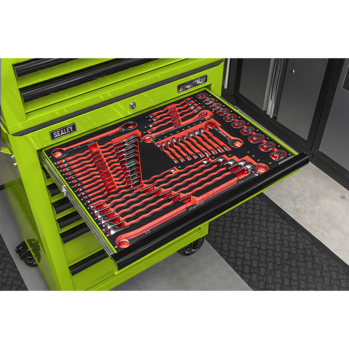 Superline PRO® Tool Chest Combination 14 Drawer with 446pc Tool Kit - Green | TBTPCOMBO7