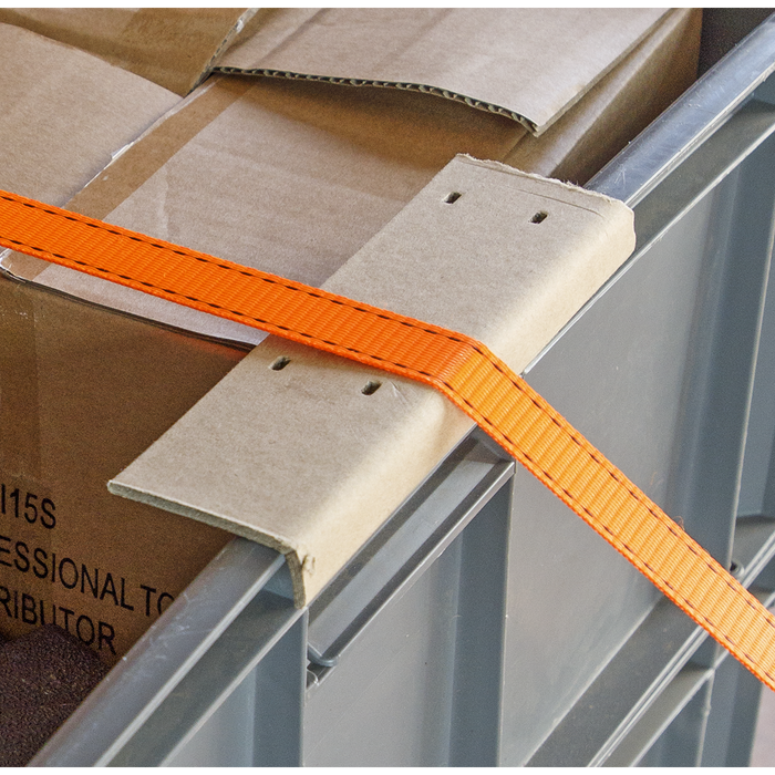 Ratchet Strap Polyester Webbing with Corner Protector 25mm x 5m 600kg Breaking Strength | TD0635E