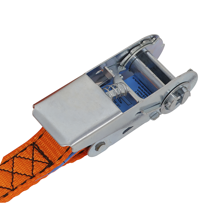 Ratchet Strap Polyester Webbing S-Hook with Corner Protector 25mm x 5m 600kg Breaking Strength | TD0635S