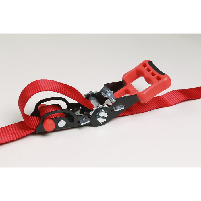 Slide Ratchet Strap Polyester Webbing with S-Hooks 32mm x 3m 1200kg Breaking Strength | TD1202SR