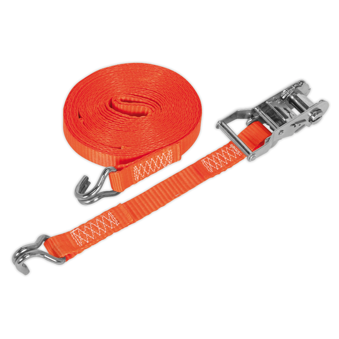 Ratchet Strap Polyester Webbing 25mm x 6m 1500kg Breaking Strength | TD1506J
