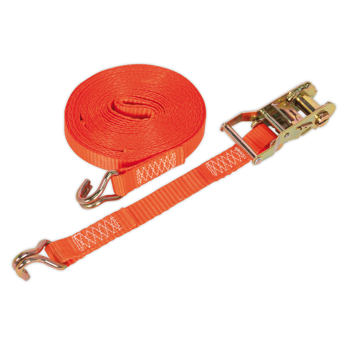 Ratchet Strap Polyester Webbing 25mm x 8m 1500kg Breaking Strength | TD1508J