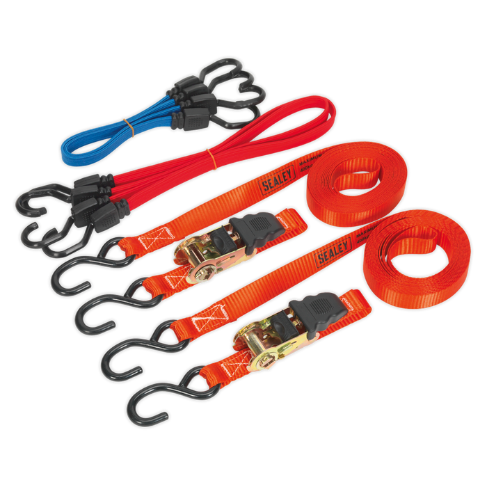 Ratchet Strap & Bungee Cord Set 6pc | TD285SBD