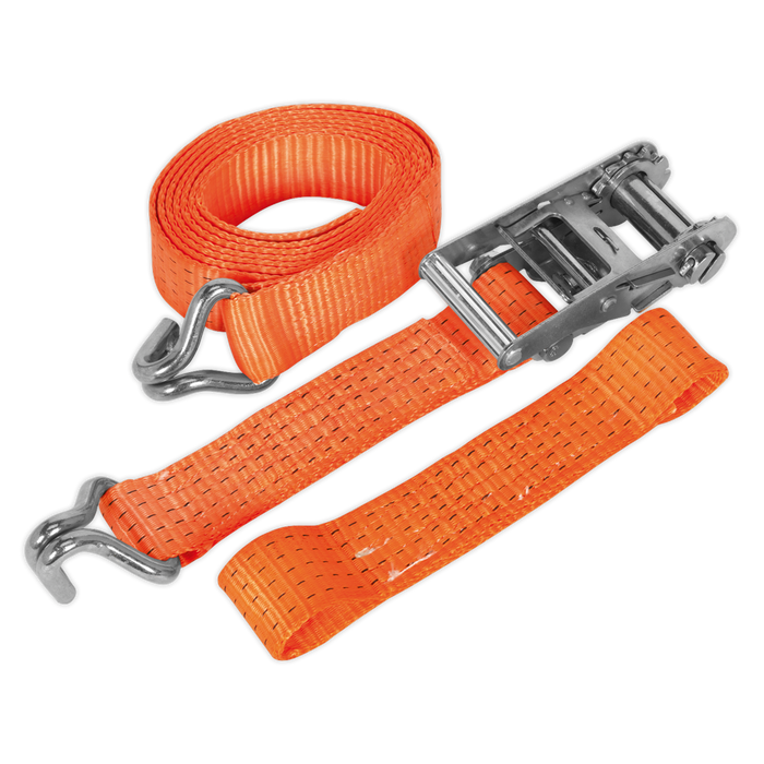 Alloy Wheel Car Transporter Ratchet Strap 50mm x 3m 5000kg Breaking Strength | TDRWA