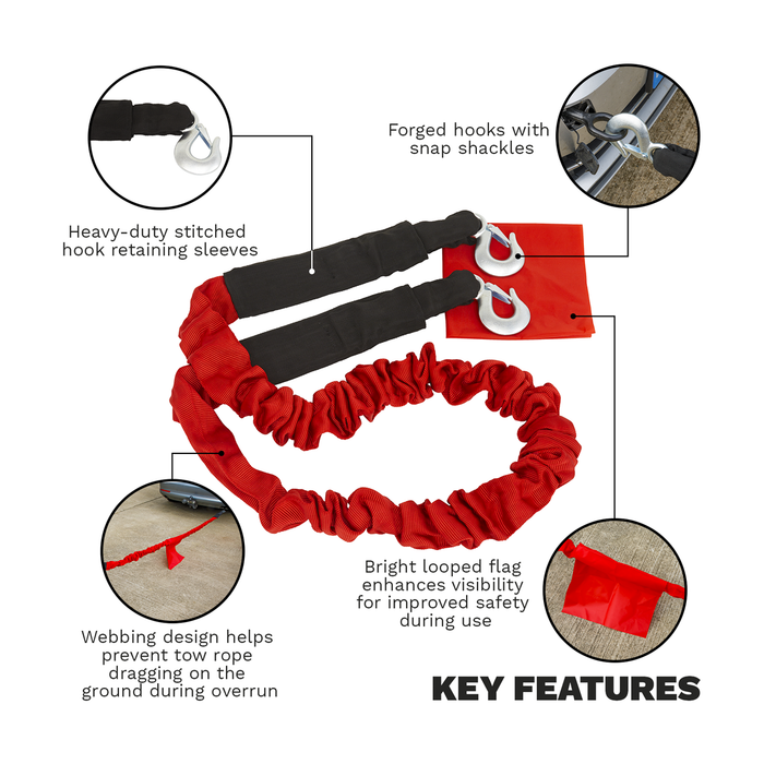 Tow Rope 5000kg Rolling Load Capacity | TH5002