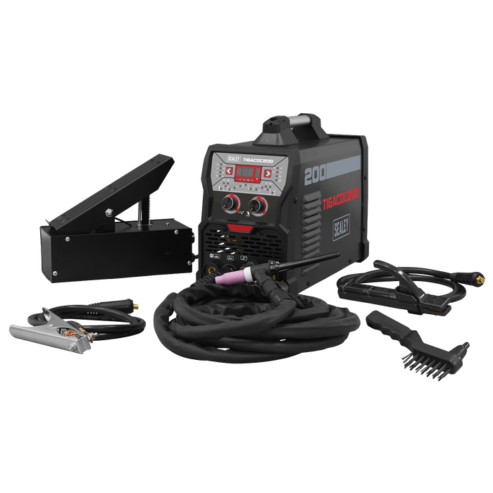 TIG/MMA AC/DC Pulse Inverter Welder 200A/230V | TIGACDC200